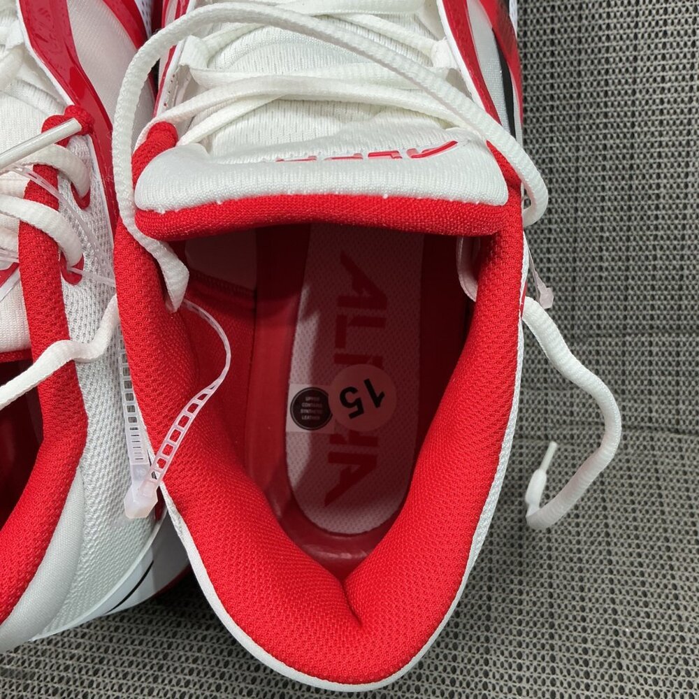 Nike Alpha Menace 4 Men’s Size 15 Red/White Pro Football Cleats - Picture 4 of 9